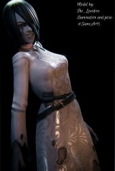 choker clothed clothing evil_grin fortnite pose posing samiar15_ willow_(fortnite)