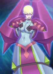 huge_breasts jonojono luna_platz mega_man mega_man_star_force mind_break nipple_play queen_ophiuca tagme