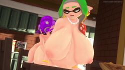 1boy 1boy1girl 1girls 3d 3d_(artwork) 3d_animation ana_margarita_de_la_beef animated belly big_belly big_breasts bracelet breasts earrings female green_hair highres huge_breasts inkling inkling_girl kitchen leviantan581re male male/female milf mp4 naked necklace nintendo no_sound nude nude_female octoling octoling_boy pregnant pregnant_sex purple_hair sex splatoon splatoon_(series) straight tagme tentacle_hair video yellow_eyes