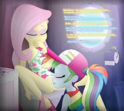 2girls accurate_art_style animated bottomless clothed_female clothed_sex cunnilingus equestria_girls female_only femdom femsub fluttershy_(eg) my_little_pony no_panties rainbow_dash_(eg) randomtriples straight_hair tagme video yuri