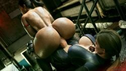 1futa 1girls 2023 3d anal anal_penetration anal_sex big_ass big_breasts bubble_butt futa_on_female futanari high_res huge_ass interracial jill_valentine jill_valentine_(blonde) large_penis resident_evil resident_evil_5 rigid3d sex sheva_alomar tagme