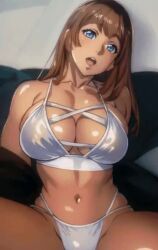 1girls ai_generated animated curvaceous curvy curvy_body curvy_figure female female_focus female_only huge_breasts long_hair looking_at_viewer mp4 no_sound ponzuaji seductive_look solo solo_female stable_diffusion tagme taimanin_(series) video