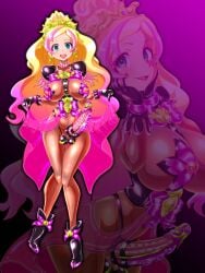 1futa bodysuit clothing corruption cure_flora dark_persona enemy_conversion futa_only futanari futanari_transformation go!_princess_precure haruno_haruka high_heels huge_ass huge_breasts implied_transformation large_breasts latex lips nipples penis post_transformation precure pretty_cure solo tagme thick_thighs transformation wabuki_(ochigan) wide_hips