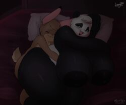 1boy 1girls 2022 ambiguous_penetration animated anthro anthro_on_anthro anthro_penetrated anthro_penetrating anthro_penetrating_anthro ass bear big_ass big_breasts big_butt bodily_fluids breasts buckteeth closed_eyes cum cum_inside cum_splatter cute cute_face duo excessive_cum excessive_genital_fluids female female_penetrated from_behind_position fur furry furry_only genital_fluids giant_panda huge_breasts huge_butt joao_(joaoppereiraus) joaoppereiraus lagomorph larger_anthro larger_female larger_penetrated leporid male male/female male_penetrating male_penetrating_female mammal moan nipples nude overweight overweight_anthro overweight_female panda penetration rabbit sex short_playtime size_difference smaller_anthro smaller_male sound sound_warning spoon_position spooning straight sueli_(joaoppereiraus) tagme tail thick_thighs video voice_acted