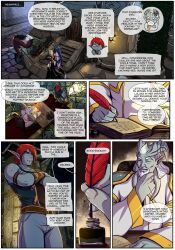 blizzard_entertainment blood_elf comic comic_page darkra draenei english_text kelsier_sharpsun night_elf original_character page_19 void_elf warcraft world_of_warcraft