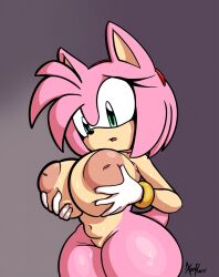 1girls amy_rose big_breasts breasts completely_nude completely_nude_female concerned curvy female female_only growth inverted_nipples naked naked_female nude nude_female solo solo_female sonic_(series) sonic_the_hedgehog_(series) sweat xenrevv