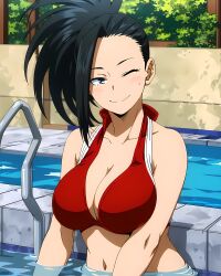 momo yaoyorozu from my hero academia by cookiefudge