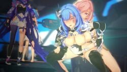 1futa 3d 3girls animated blue_hair breasts breasts_out caught_in_the_act cheating chopsticker cucked_by_futa cuckold cuckquean elysia_(faded_miss_elf)_(honkai_impact) elysia_(herrscher_of_human:ego) elysia_(honkai_impact) female fucked_silly futa_on_female futa_with_female futanari hongcha hongcha03 honkai_(series) honkai_impact_3rd koikatsu medium_breasts mp4 netorare ntr pink_hair pleasure_face rape selfcest sound stockings tagme tongue tongue_out video voice_acted watching_sex