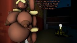 3d 3d_(artwork) big_breasts breasts canine female furry furry_only huge_breasts huge_cock jackal lagomorph lopunny lucario mega_lopunny novaparadox1337 pokemon pokemon_(species) pregnant sfm source_filmmaker