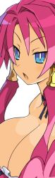 alternate_breast_size artina blue_eyes breasts bursting_breasts cleavage disgaea disgaea_4 gigantic_breasts huge_breasts large_breasts long_hair nippon_ichi_software pink_hair tagme thesanstorm