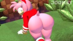 1girls 3d 3d_(artwork) amy_rose ass bent_over big_ass big_butt bubble_butt climbing curvy curvy_body curvy_female curvy_figure dat_ass female female_focus female_only green_eyes hedgehog humanoid joom3y mobian_(species) naked nude nude_female pink_body pink_fur pink_hair posing sega shortstack sonic_(series) sonic_the_hedgehog_(series) source_filmmaker thick_ass thick_thighs video_games