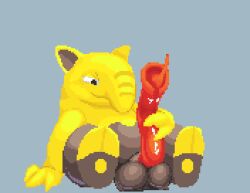 1boy 2_toes 2d 2d_(artwork) 2d_animation 3_fingers animated balls big_balls big_balls_with_big_penis big_penis deltasomnium digital_media_(artwork) drowzee feet fingers furry generation_1_pokemon genitals handjob male masturbating masturbation nintendo penis pixel_(artwork) pixel_animation pixel_art pokemon pokemon_(species) solo solo_male toes toony unusual_anatomy unusual_genitalia unusual_penis