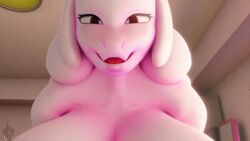 3d 3d_animation animated anthro areolae big_breasts breasts cowgirl_position furry huge_breasts human_on_anthro looking_pleasured mature mature_female milf nicholaideus nipples open_mouth penetration sex sound tagme toriel tutori_(under(her)tail) under(her)tail undertale undertale_(series) video white_fur
