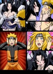 ass ass_expansion brainwashing breast_expansion fox_ears fox_tail fundoshi gender_transformation genderswap_(mtf) hair_growth huge_ass huge_breasts kissing kitsune kyo-domesticfucker makeup mtf_transformation naruto naruto_(series) naruto_shippuden personality_change post_transformation pre-transformation rule_63 rule_63 sasuke_uchiha sasuko transformation uzumaki_naruto