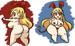 ass breasts chibi disgaea flonne flonne_(fallen_angel) huge_ass huge_breasts large_breasts maebari nippon_ichi_software overlordzeon pasties thick_ass thick_thighs thighs