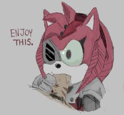 2023 amy_rose anthro cock_and_ball_torture cyborg duo emotionless english_text fellatio female femdom ghostspookygoo handjob male male/female reverse_forced_fellatio rusty_rose scratches scratching sonic_(series) sonic_prime torture vacant_stare