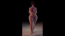 1girls 3d 3d_animation 3d_render animated areolae barefoot breasts casual chubby_female completely_nude completely_nude_female eyewear female female_only full_body high_resolution human large_breasts mei_(overwatch) naked naked_female nipples no_sound nude nude_female overwatch pale_skin pussy shorter_than_30_seconds solo solo_female tagme theropedude video voluptuous walk_cycle walking wide_hips