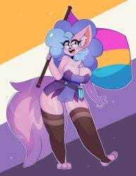 big_breasts breasts female lgbt_pride marysquid nonbinary_pride_colors pansexual_pride_colors thick_thighs wide_hips