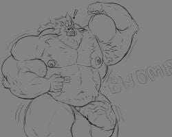 anthro armpit armpit_hair balls beard belly big_muscles big_pecs boar bulge chest_hair dopplergayer flexing flexing_bicep furry growth hair hairy hairy_chest hairy_male horns huge_balls huge_bulge huge_cock huge_muscles huge_pecs hyper hyper_muscles male male_only mammal medael muscle_growth musclegut muscles muscular muscular_anthro muscular_arms muscular_male muscular_thighs nipples orc orc_male pecs penis porcine solo solo_focus solo_male suina surprised thick_thighs tusks underwear veiny_penis