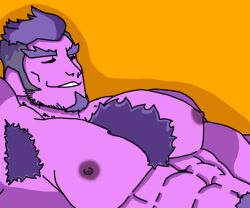 armpit_hair big_chest chest_hair daddy_dearest friday_night_funkin gay male male_only pajero_xxx_:) six_pack traced traced_art yaoi