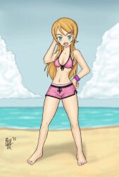 breast_expansion female ganguro gyaru hair_color_change hair_growth kirino_kosaka navel nipples ore_no_imouto_ga_konna_ni_kawaii_wake_ga_nai rick404 thick_thighs transformation transformation_sequence wide_hips