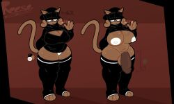 anthro big_breasts big_penis boob_window finishedthedemo futanari nipples panties paws probablydemo reese_(finishedthedemo) reese_(probablydemo) tagme tall_female thick_thighs thighhighs