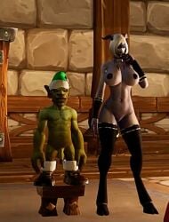 after_oral big_breasts big_penis blindfold cheating cheating_whore draenei goblin_(warcraft) goblin_fuckmeat goblin_property green_cock green_skin huge_breasts luxia male nude prostitute_clothes purple_skin ready_for_more ready_for_sex ready_to_fuck thick_thighs white_hair whore wiping_cum wiping_face wiping_mouth