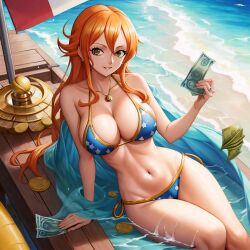 nami (one piece) from one piece by sinonlover69