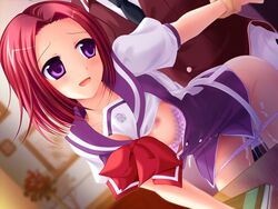 bra cum fujino_ren fumizuki_yukari game_cg hara_kano oppai panties school_uniform sex short_hair tagme