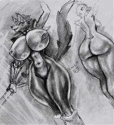 2girls ass big_breasts breasts bubble_ass bubble_butt busty carcl3_owe curvy curvy_figure dumptruck_ass enormous_ass enormous_breasts fat_ass female female_only five_nights_at_freddy's five_nights_at_freddy's:_security_breach giant_ass giant_breasts gigantic_ass gigantic_breasts glamrock_chica_(fnaf) huge_ass huge_breasts large_ass large_breasts massive_breasts roxanne_wolf_(fnaf) slim_waist voluptuous voluptuous_female