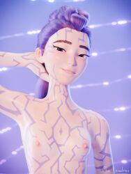1girls 2026 3d 3d_(artwork) areola areolae blender breasts close_up completely_nude completely_nude_female female female_focus female_only hi_res high_quality high_resolution highres kpop_demon_hunters lewdrex looking_at_viewer netflix nipples nude nude_female petite petite_body petite_female pose posing presenting presenting_breasts purple_hair rumi_(kpop_demon_hunters) simple_background slim_waist small_breasts smile smiling solo solo_focus sony_interactive_entertainment standing watermark