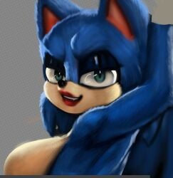 1girls big_breasts breasts carcl3_owe enormous_breasts female female_only giant_breasts gigantic_breasts ginormous_breasts huge_breasts large_breasts massive_breasts rule_63 sonic_(series) sonic_the_hedgehog sonic_the_hedgehog_(film) voluptuous voluptuous_female