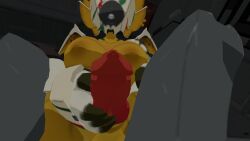 big_breasts big_penis bug_girl cock_pointing_towards_viewer futanari helldivers_2 nude_female pov self_upload stalker_(helldivers) vrchat