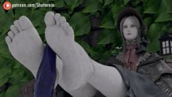 1girls 3d animated bloodborne doll feet female foot_fetish footjob fromsoftware game_character great_one hunter_(bloodborne) legs patreon plain_doll shotacoin soft soles squid tagme