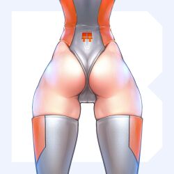 1girls 2020 ass ass_focus female leotard revealing_clothes skimpy_clothes tailbox thighhighs thighs tight_clothing