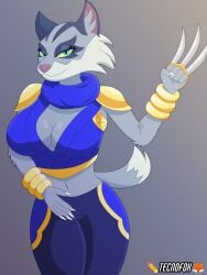 1girls anthro asuri_(brawlhalla) big_breasts brawlhalla breasts cat_ears cat_tail claws clothed clothing felid feline female female_only feral furry green_eyes grey_body looking_at_viewer looking_pleasured solo solo_female tail video_game_character white_body