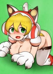 animal_penis animated cinnamon_gaudille doggy_style mechaphilia mega_man mega_man_x_dive nekosatsu1 treble treble_(mega_man) zoophilia