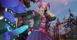 3d anthro big_ass big_breasts big_butt big_penis black_fur blue_penis callisto_(fortnite) female female_focus fortnite fortnite:_battle_royale furry futanari glasses gloves green_eyes highwire_(fortnite) looking_over_eyewear looking_over_glasses looking_over_sunglasses maline2007 pack_leader_highwire pink_hair purple-tinted_eyewear skirt sunglasses thick_thighs tinted_eyewear yiff