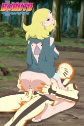 1boy 1boy1girl 1girls anus ass ass_grab backless_dress backless_outfit balls bare_legs barefoot blonde_hair boruto:_naruto_next_generations bottomless breasts breasts_out_of_clothes butt clothed clothed_sex clothing cowgirl_position creampie cum cum_in_pussy cum_inside darkalx delta_(boruto) ear_piercing earrings erect_nipples exposed_breasts facial_markings feet female_on_top forehead_mark forest girl_on_top hand_on_ass hand_on_butt hands_on_ass hi_res high_resolution highres impregnation jacket jewelry light-skinned_female light_skin lipstick makeup male_penetrating moan moaning naruto naruto_(series) nipples no_bra on_back one_eye_closed open_mouth outdoors outside painted_nails painted_toenails pale-skinned_female pale_skin partially_clothed penetration penis perky_breasts pink_eyes pink_nipples pussy riding shounen_jump sideboob sitting sitting_on_lap sitting_on_penis sitting_on_person soles spread_ass straddling toenail_polish toes uzumaki_naruto vagina vaginal vaginal_penetration vaginal_sex whisker_markings whiskers yellow_eyeshadow yellow_hair yellow_lips yellow_lipstick yellow_nail_polish yellow_nails yellow_toenail_polish yellow_toenails