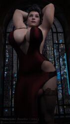 alcina dimitrescu from resident evil by hellacious sundae