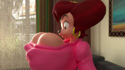 3d disney goof_troop peg_pete shocking_(artist) tagme tagme_(character)