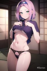 sakura haruno from naruto by henten
