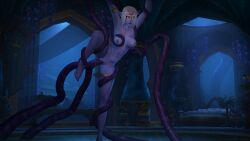 1girls 3d belly_bulge blizzard_entertainment blue_skin liard night_elf queen_azshara sex tentacle tentacle_sex vaginal_penetration vaginal_sex warcraft white_hair world_of_warcraft