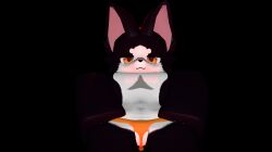 3d 3d_(artwork) absurd_res anthro black_and_white_fur black_background black_body black_fur clothing denial_sfm_r34 digital_media_(artwork) domestic_cat felid feline felis female fur genitals hi_res looking_at_viewer mammal orange_clothing orange_eyes orange_underwear pussy pussy_floss roblox robloxian simple_background solo source_filmmaker underwear valve white_body white_fur