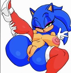 after_transformation bedroom_eyes big_breasts bimbofication bimbofied fan_edit holding_leg horny_female legs_spread pussy ready_for_sex ready_to_fuck rule_63 seductive_look solo solo_female sonic_(series) sonic_the_hedgehog sonic_the_hedgehog_(series) sonique_the_hedgehog voluptuous