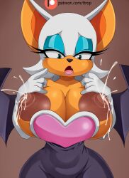 rouge the bat from sonic (series) by ttrop