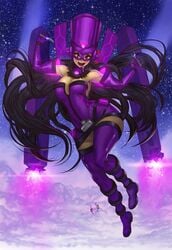 1girls 2018 black_hair elsevilla female female_only galacta hair long_hair marvel marvel_comics tagme