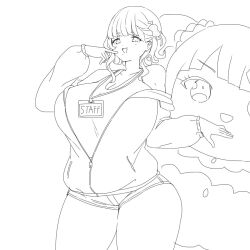 big_breasts breasts breasts clothed sabanotami sketch