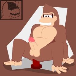 1:1 4_fingers anal anal_sex animated ape ass balls bent_legs breasts brown_body brown_fur dildo dildo_in_ass dildo_insertion dildo_sitting donkey_kong donkey_kong_(series) fingers fur gay gay_anal gay_sex genitals half-closed_eyes haplorhine male male/male male_only mammal monsterfurryr34 muscular muscular_arms narrowed_eyes nintendo object_in_ass penetration penis primate sex_toy sex_toy_in_ass sex_toy_insertion short_playtime simple_background sitting smile snout solo spread_legs spreading teeth teeth_showing