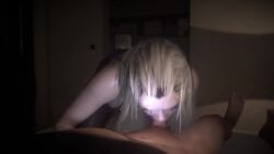 3d animated bent_over big_breasts blonde_hair blowjob celebrity fellatio half-dressed lewdyvam lipstick lipstick_mark lipstick_on_penis looking_at_viewer porn_star pornhub pov red_lipstick ruined_makeup sound sweat tagme video virtamate vr wet wiggling_ass